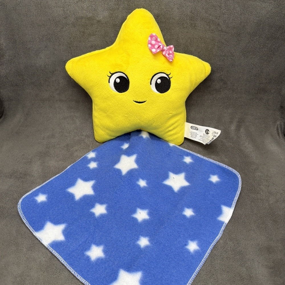 LITTLE TIKES Little Baby Bum Twinkle Star Plush Musical Toy Lovey Blanket